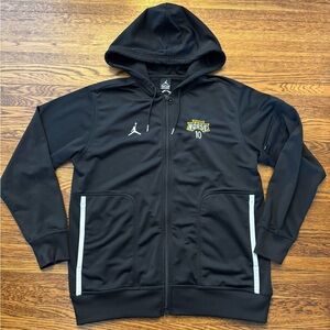 NORTHERN KENTUCKY UNIVERSITY (JORDAN) Black Hooded full zip up warmup Jacket